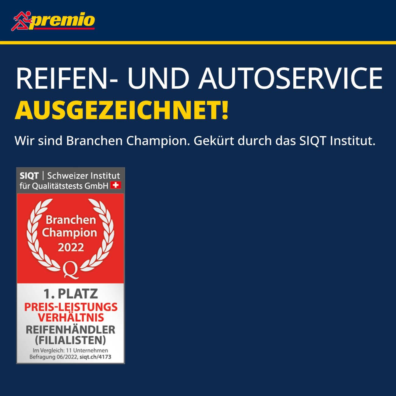 Wir sind der Branchenchampion 2022